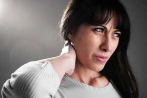 Cervical osteocondrosis in a woman