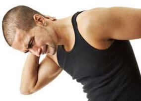 Pain in the neck is a sign of cervical osteocondrosis